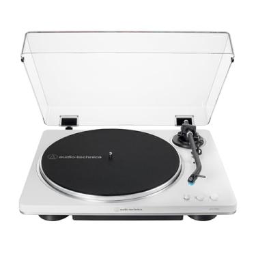 Imagem de Audio-Technica AT-LP70X-WS-C | Toca-Discos Hi-Fi Totalmente Automático com Transmissão por Correia, Branco/Prata, 33/45 RPM