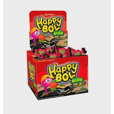 Imagem de Chiclete Happybol Acido Mor. 140g Florestal