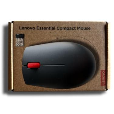 Imagem de Mouse Essential Compact sem Fio Wireless USB-C Tipo-C Ambidestro, Ergonômico, Resistente para Notebook, PC, Computador para Escritório, Home Office, EAD, Reuniões, Jogos Online com 4 botões Cor Preta