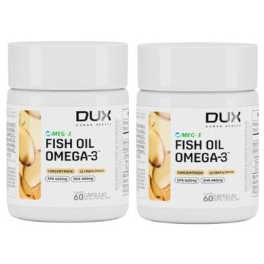 Imagem de Combo 2x Ômega-3 Fish Oil - Dux Nutrition - Pote 60 Cápsulas - Total 120 Cápsulas