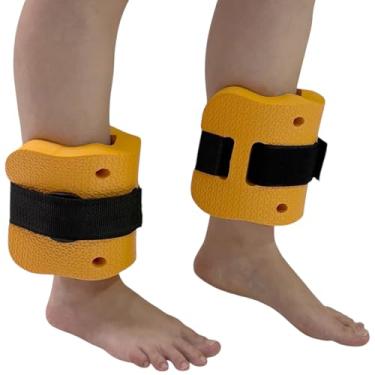 Imagem de Par de Caneleiras de Hidroginástica Em EVA Peso 3 à 4kg DF4032-LR Laranja Dafoca Sports