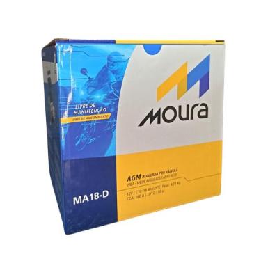 Imagem de Bateria Moura Moto  MA18D  18 Ah