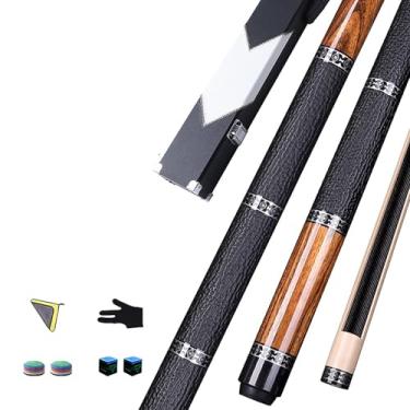 Imagem de Taco de Sinuca Profissional CQBXRD 1/2 Estrutura Madeira Bordo Canadense 147cm 58in Cabeça 12,5mm