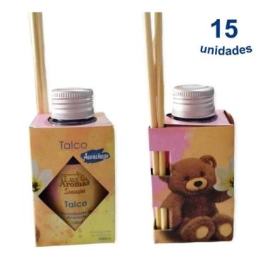 Imagem de Kit 15 Aromatizador de Ambiente 100ml Difusor Vareta Perfumado Cheiros