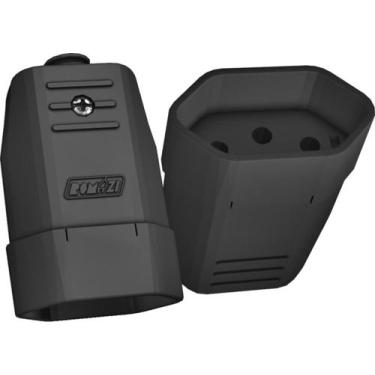 Imagem de Plugue Femea 2P+T 20A 250v Preto Romazi