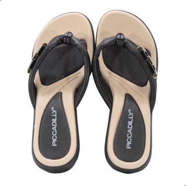 Imagem de Tamanco Feminino Piccadilly Napa Stretch Soft Verniz Preto