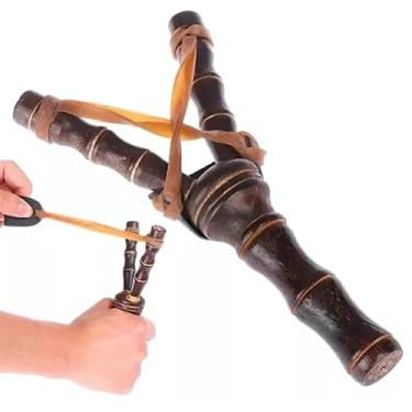Imagem de Estilingue Profissional de Madeira, Atiradeira para Caça