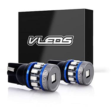 Imagem de VLEDS 2 peças Azul 194 T10 2825 360° Longa Vida 14 Lâmpada LED