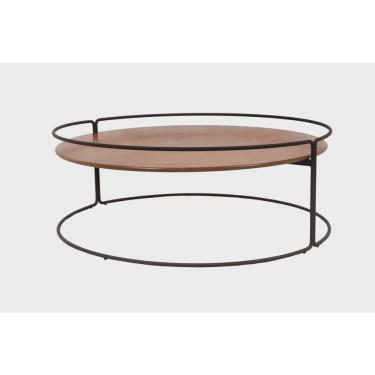 Imagem de Mesa Centro Arcos Estilo Industrial Decorativa Moderna Redonda