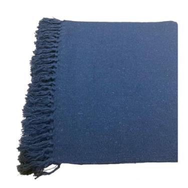 Imagem de Jogo De Passadeira De TearTapete Cozinha Kit Com 3 Peças(AZUL MARINHO T)