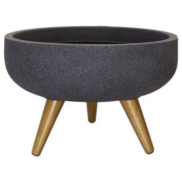 Imagem de Vaso Decorativo Redondo Decore 45cm Japi Grafite