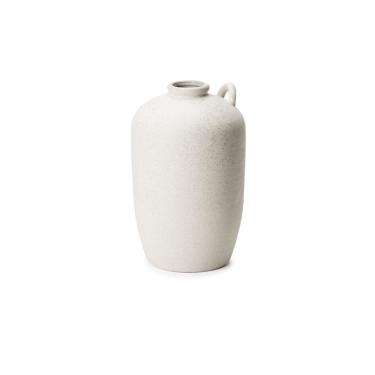 Imagem de Vaso Em Cerâmica Branco Mart 16x26cm