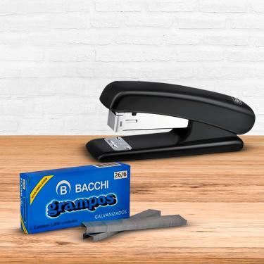 Imagem de Kit Grampeador Completo + Grampos 26/6 C/1000 Tilibra