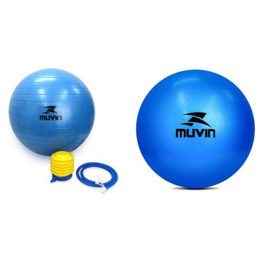 Imagem de Kit Muvin Bola Pilates 65cm + Overball 25cm