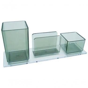 Imagem de Porta Lapis Clips E Lembrete Acrimet 940 Fume