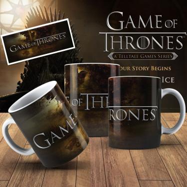 Imagem de Caneca De Porcelana 325ml Game Of Thrones Decorada Game Of Thrones 3