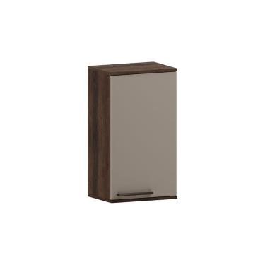 Imagem de Armário Aéreo 40cm 1 Porta Luna Luciane Móveis Nogueira Dourado-cinammon