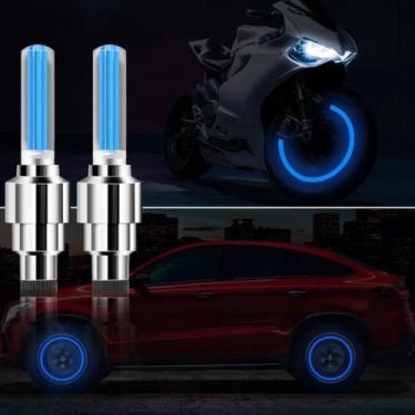 Imagem de 2 Bicos Pinos Led Colorido Bike Carro Moto Roda Bicicleta Brasil - Hom