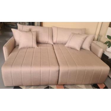 Imagem de Sofá Cama Retrátil Easton 2,20m - Élpis Móveis - Élpis Móveis e Decora
