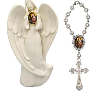 Imagem de Imagem Estatua Santa Barbara Decoração Casa Capelinha Cantinho de oraç