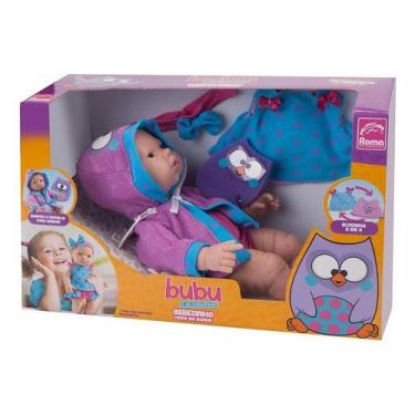 Imagem de Boneca Vinil Bubu E As Corujinhas Bebezinho - Napolestore