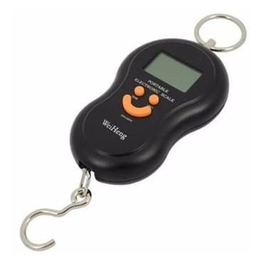 Imagem de Kit 2 Balança Digital Gancho Portátil Viagem Bagagem Sacola