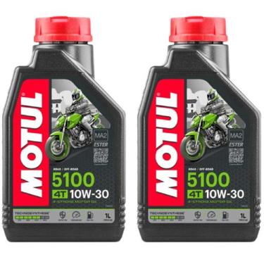 Imagem de 2 Litros De Oleo Semissintetico 10W30 5100 Motul