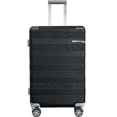 Imagem de Mala de Viagem Grande Porte Rodas 360º ABS Cadeado TSA Zíper Expansivo Texturizada Cruzeiro 8000-M28