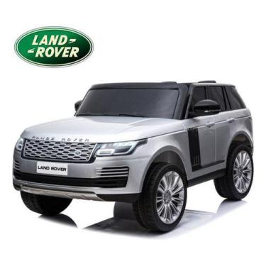 Imagem de Mini Carro Eletrico 12v Land Rover Prata Banco Couro C/ Mp5 - Importwa