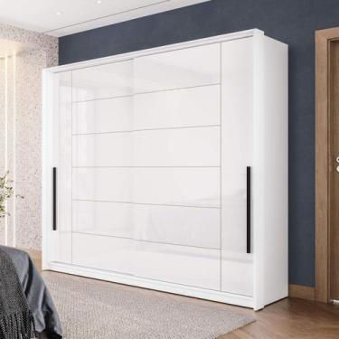 Imagem de Guarda Roupa 180,1cm com 2 Portas de Correr e 2 Gavetas 240844 Lisboa 