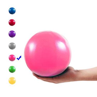 Imagem de Vaupan Mini Bola De Exercício, Ginástica Pequena 9" Com Canudo Inflável Para Ioga, Pilates, Estabilidade, Barra, Fisioterapia, Alongamento E Treinamento Core, Melhora O Equilíbrio A Força