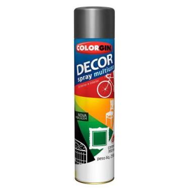 Imagem de Spray Colorgin Metálico Grafite Médio 360ml - Multiuso para Metal, Mad