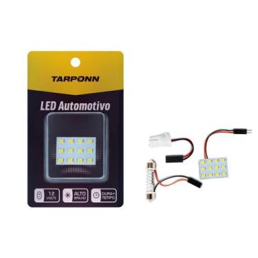 Imagem de Lâmpada Led Placa F-3528-12Smd C-/ 2 Conectores 12V 6000K - Tarponn
