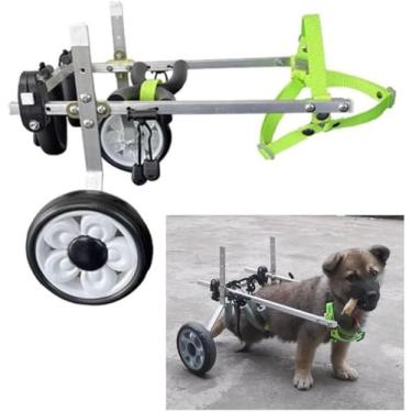 Imagem de Cadeira De Rodas Ajustável Para Carrinhos De Cães, Roda Para Cães De Estimação Para Cães Pequenos E Médios, Auxiliares De Mobilidade Para Cães E Gatos Para Pernas Trasei, Size L