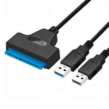 Imagem de Cabo Conversor USB 3.0 x SATA, HDs 2.5" e 3.5", Plug and Play - CBC-86