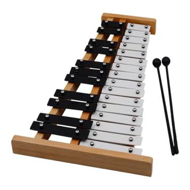 Imagem de simhoa Xilofone de 27 notas, piano de brinquedo com batidas de mão, coordenação, instrumento musical, glockenspiel para orquestras escolares, concerto