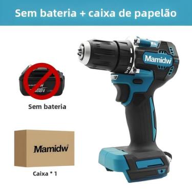 Imagem de Parafusadeira e Furadeira de Impacto Makita DDF487 18V - Sem Fio e Sem