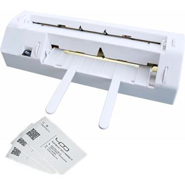 Imagem de Máquina De Corte De Cartão De Visita Elétrica Máquina De Encadernação Automática De Cartão De Visita 300g Papel De Escritório Pode Ser Ajustado Para Convite De Negócios Roupas De Cartão De