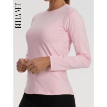 Imagem de Blusa Térmica Feminina com Proteção UV Blusa Quentinha Pra o Frio Prem