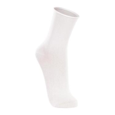 Imagem de 4 Meia Sem Punho Branco Algodão Lupo 1275.Tamanho 37 a 44.