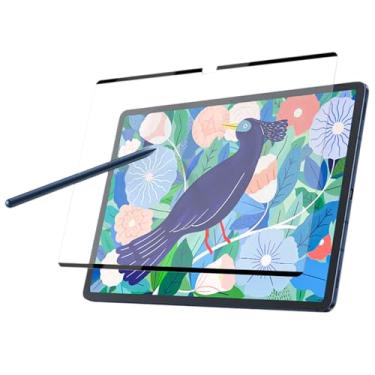 Imagem de Protetor de tela magnético Paperfeel compatível com Samsung Galaxy Tab S9 / Samsung Galaxy Tab S9 FE, antirreflexo, fácil instalação, destacável e reutilizável, desenho e desenho de filme fosco como