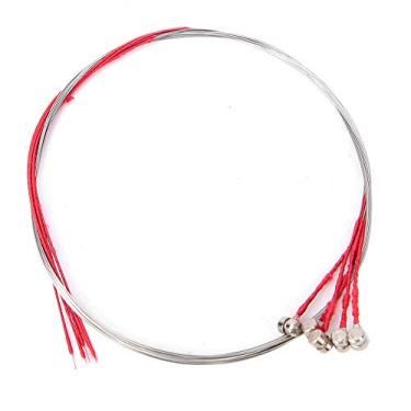 Imagem de Grcfumo 5 PCs Violin E Strings Substituição Aço de aço, cordas de violino dominantes de aço, corda de violino clássica universal para 3/4 e 4/4 tamanho