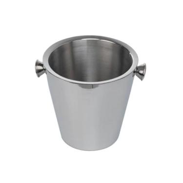 Imagem de Balde de champanhe Freddo em aço inox com parede dupla D23xA23cm
