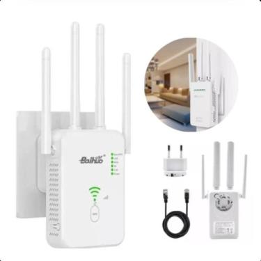 Imagem de Extensor WiFi Dual Band 4 Antenas Branco - ROMI