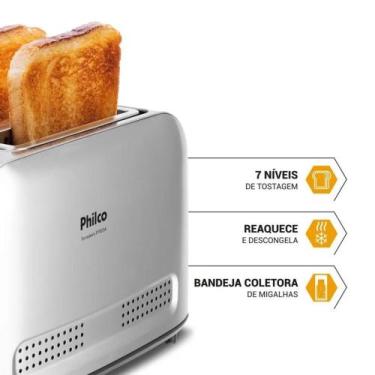 Imagem de Torradeira Philco 7 Níveis de tostagem PTR03A 3 funções 110v, 110V