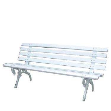 Imagem de Banco de Jardim Modelo Tamanduá Pés de Alumínio Fundido - Liderança Al