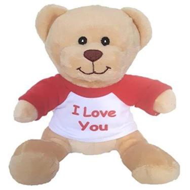 Imagem de Ursinho de pelúcia Hug-a-booboo I Love You 15 cm com camiseta