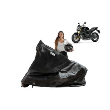 Imagem de Capa Protetora Moto Sol Chuva Honda Hornet 600/750 - Kahawai, Preto