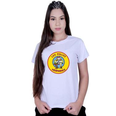 Imagem de Camiseta Baby Look Feminina Los Pollos Hermanos Breaking Bad - LAFRE, 