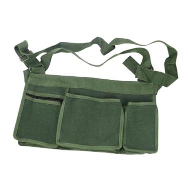 Imagem de Bothyi Cinto de ferramentas de jardinagem, bolsa de cintura de lona, ​​cinto utilitário versátil para poda de pessegueiro, pereira, colheita, ensacamento de